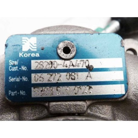 TURBOCOMPRESOR Hyundai Santa Fe /  Kia Sorento - MOTOR 2.5 DCI D4CB 170CV